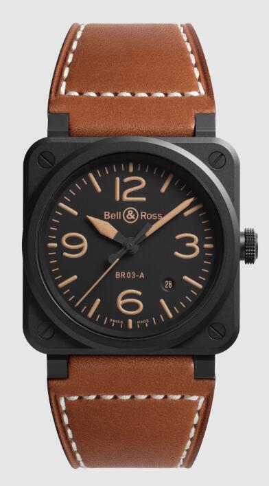 Bell & Ross NEW BR 03 HERITAGE BR03A-HER-CE/SCA Replica Watch